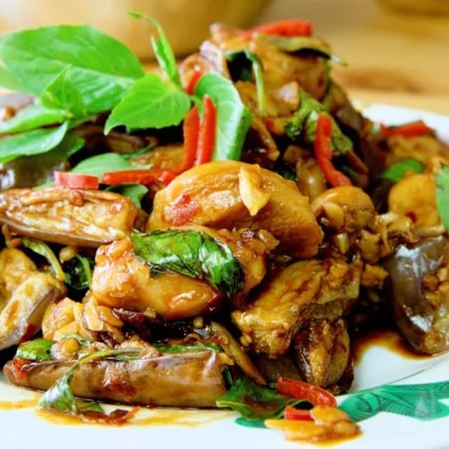 Eggplant Stir Fried.