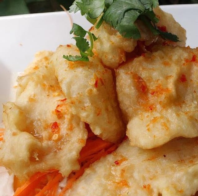 Crispy Garlic Lime Basa.